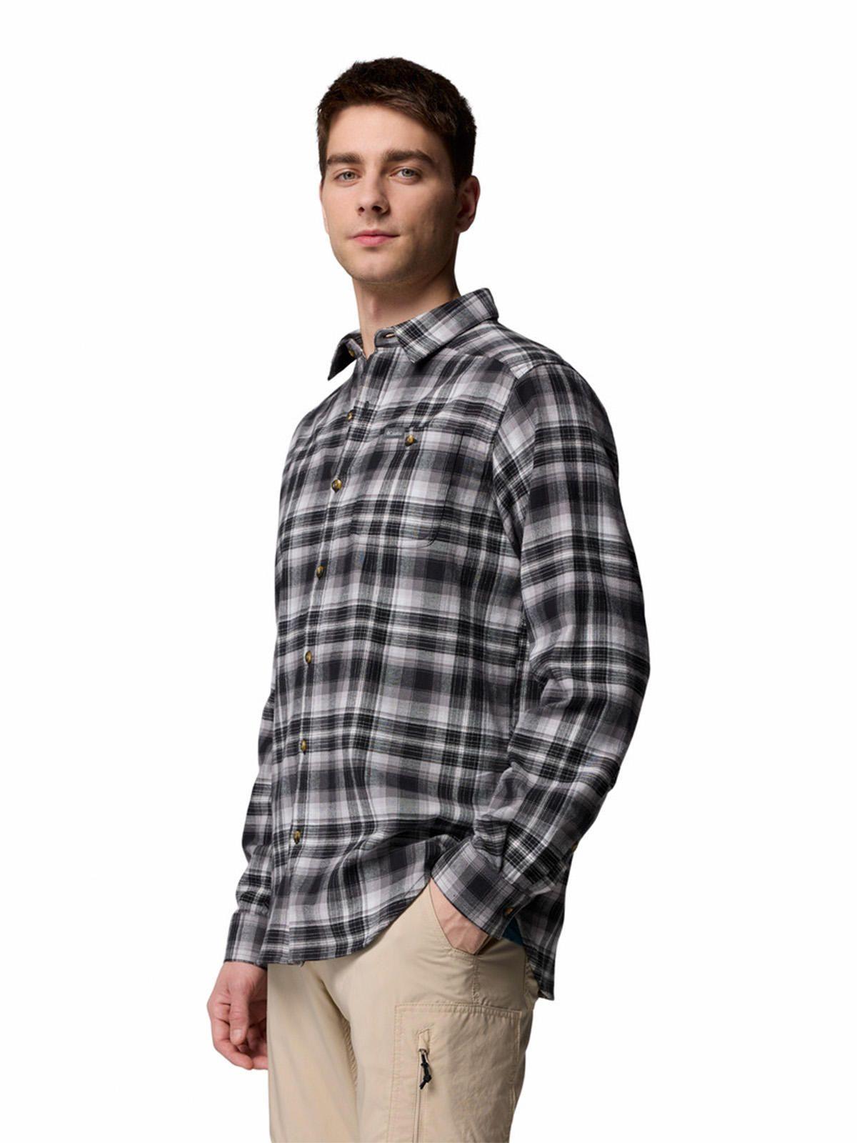 Camisa ML Hombre Cornell Woods Negro-1