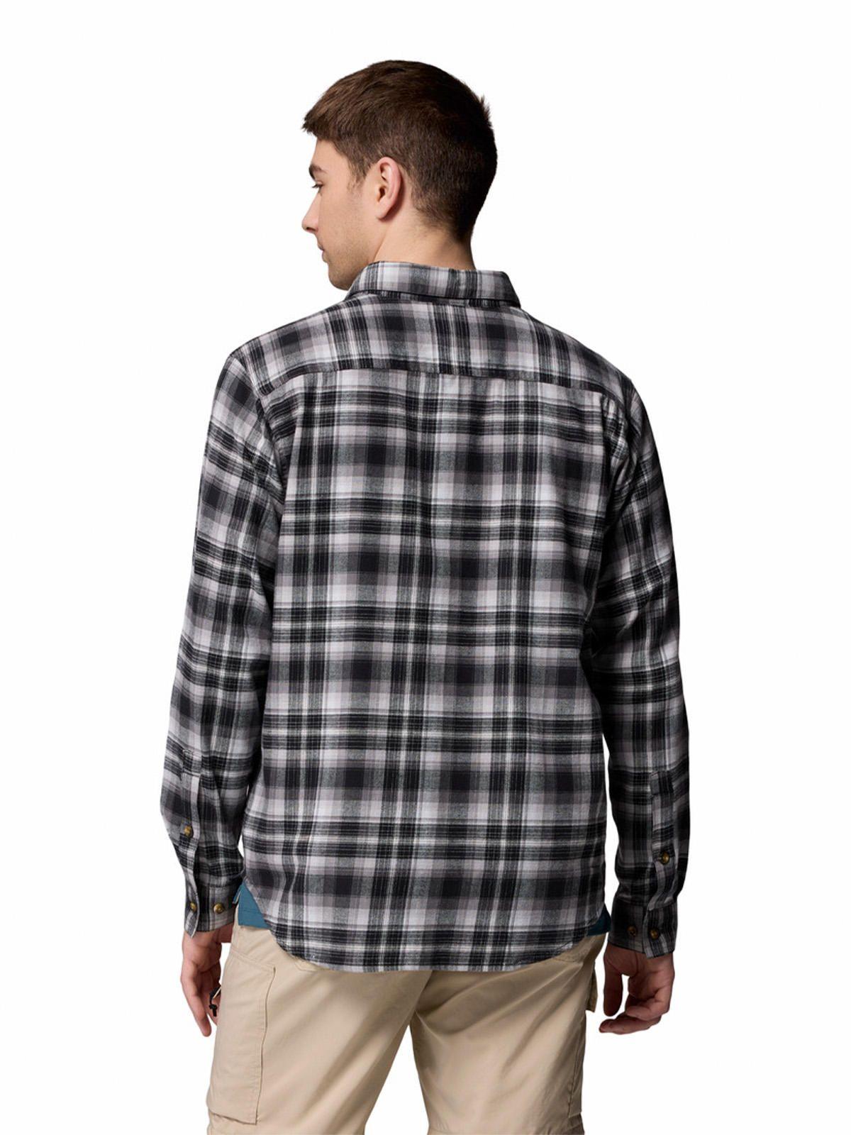 Camisa ML Hombre Cornell Woods Negro-3