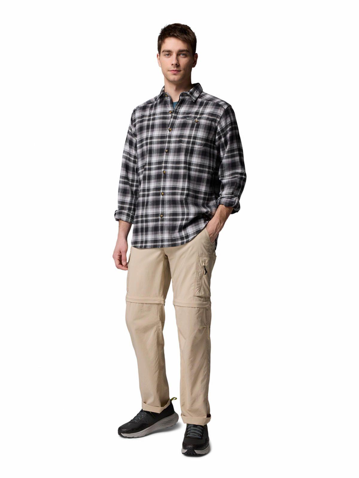 Camisa ML Hombre Cornell Woods Negro-6