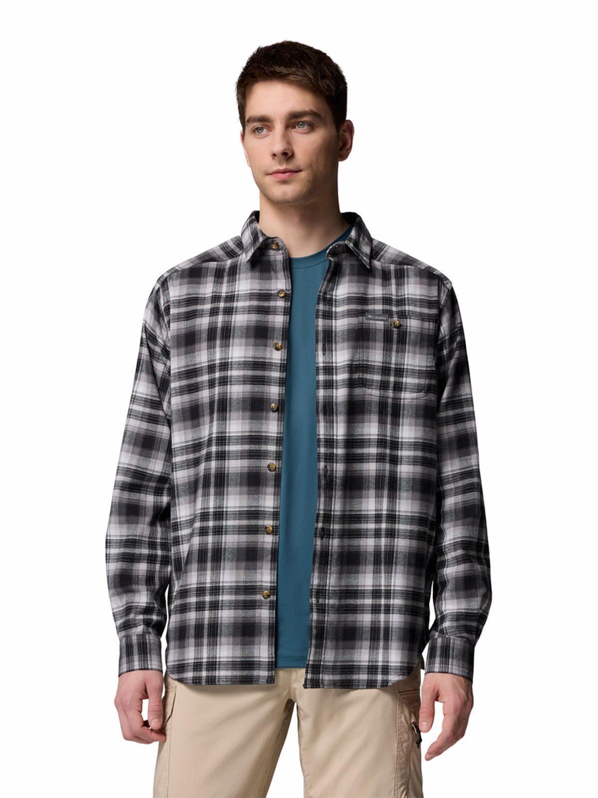 Camisa ML Hombre Cornell Woods Negro-5