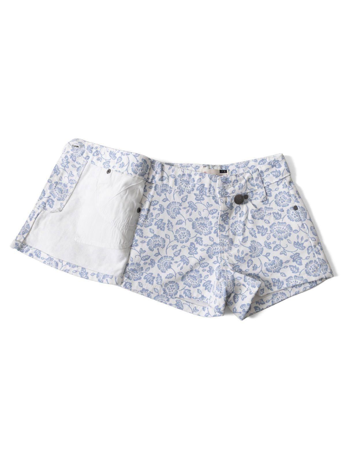 Falda/Short Niña Lemon Azul Claro-3