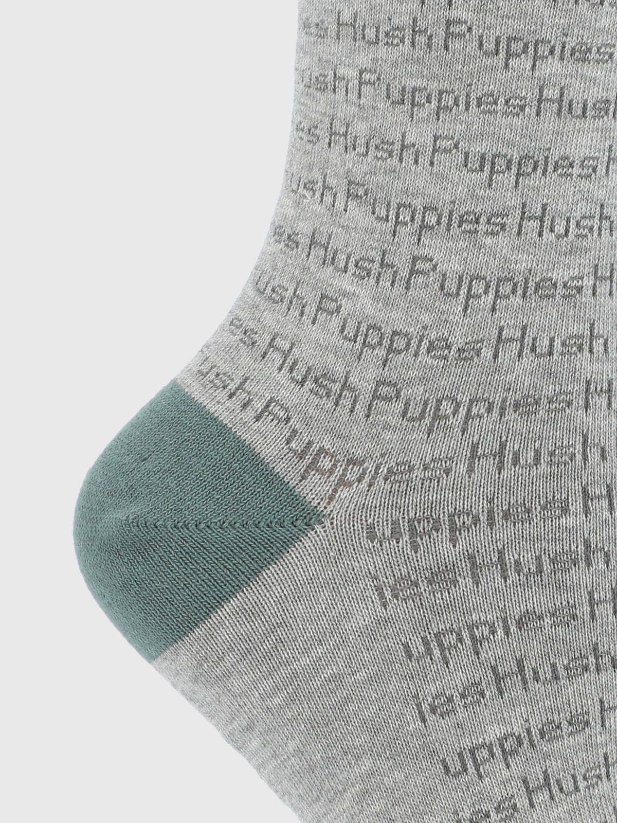 Calcetin Algodón Mujer C Cuff Hush Gris-2