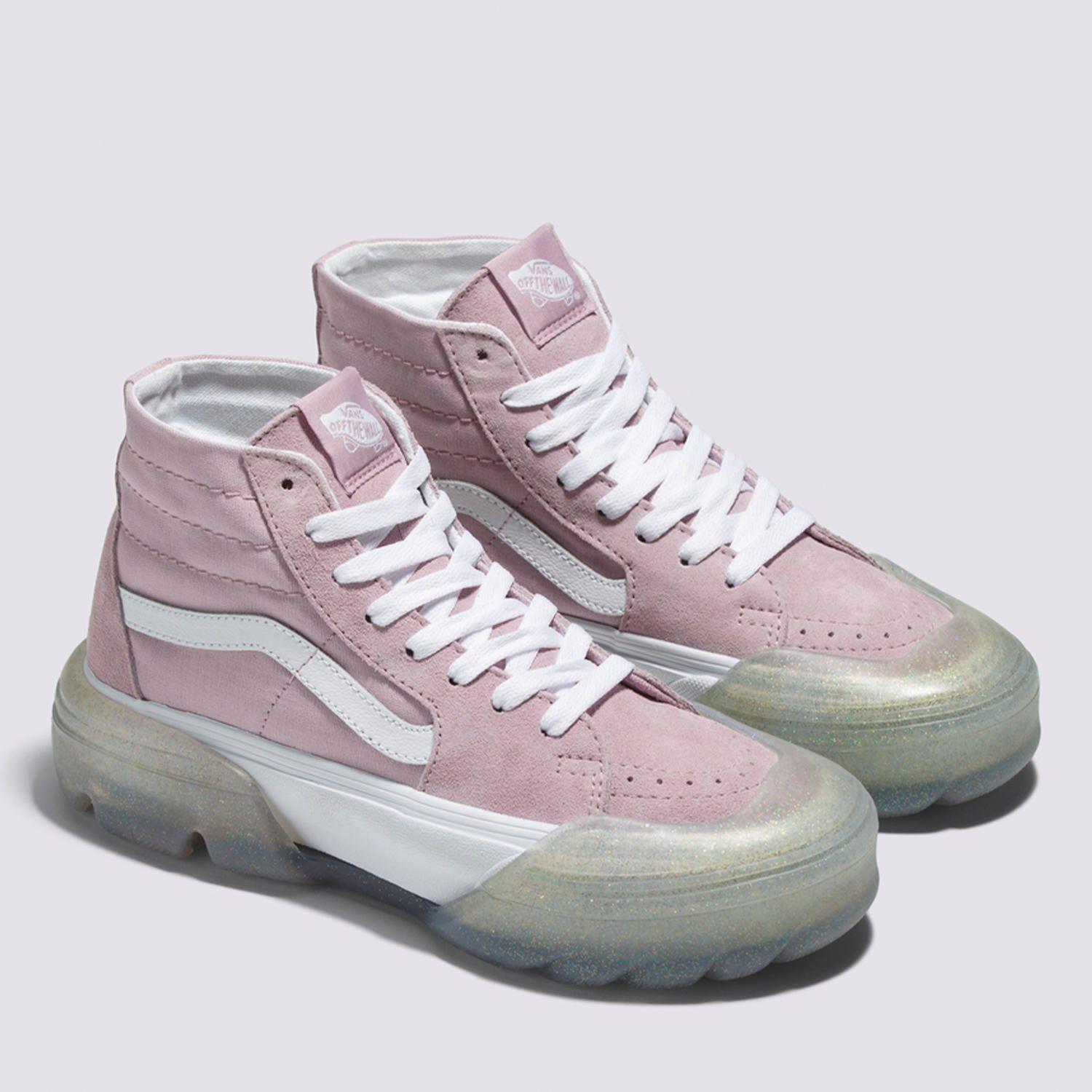 Zapatilla Con Caña Ua Sk8-Hi Tapered Lila Unisex-0