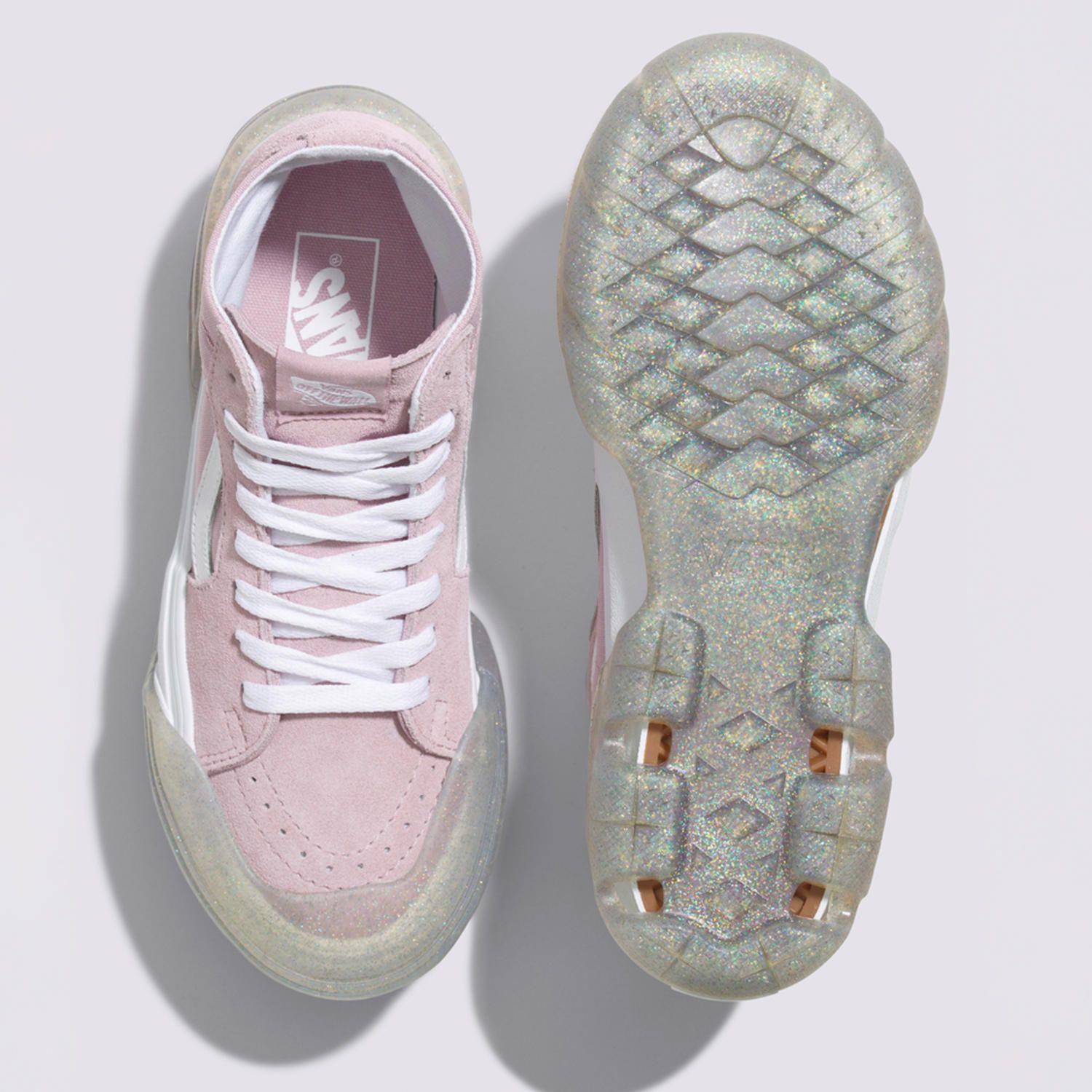 Zapatilla Con Caña Ua Sk8-Hi Tapered Lila Unisex-1