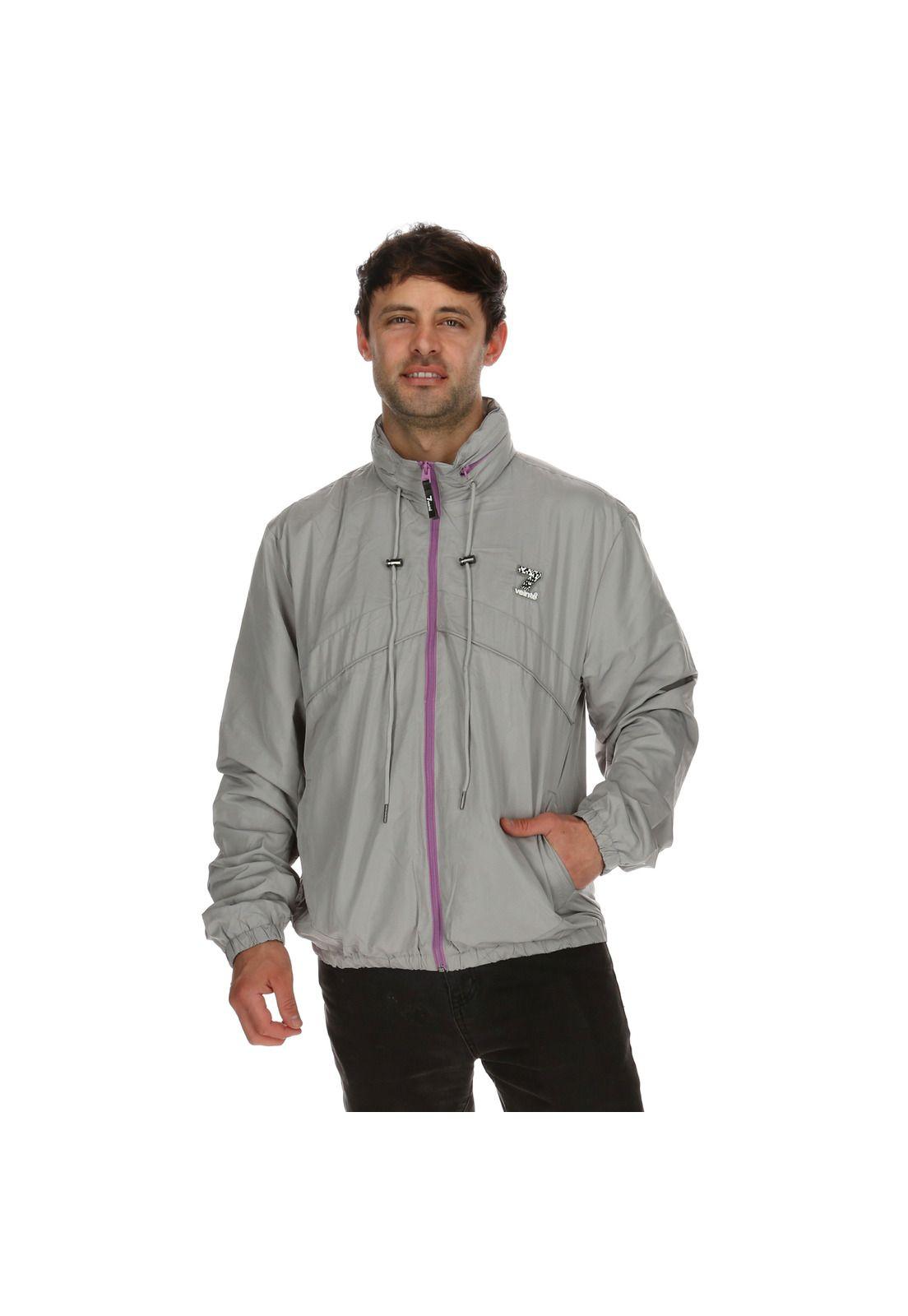 Chaqueta Hombre Wind Breaker Ls Gris 7Veinte-0