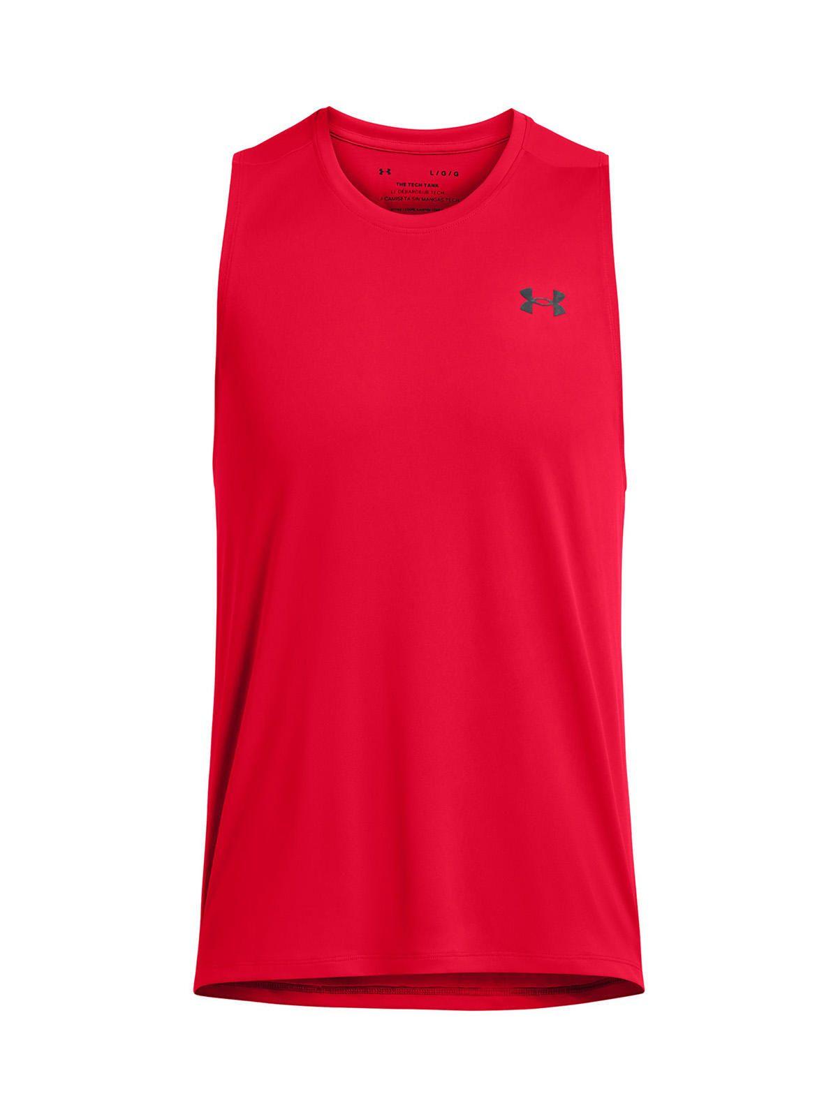 Polera S/M Hombre Tech Tanks Roja-0