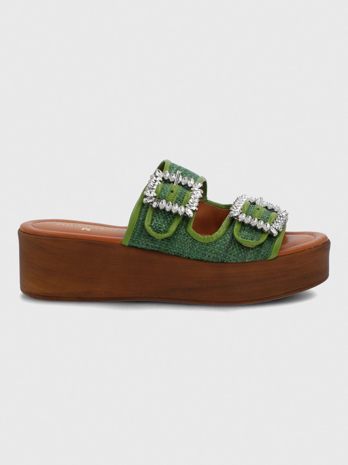Sandalia Cerutti Mujer Mulini Verde-3