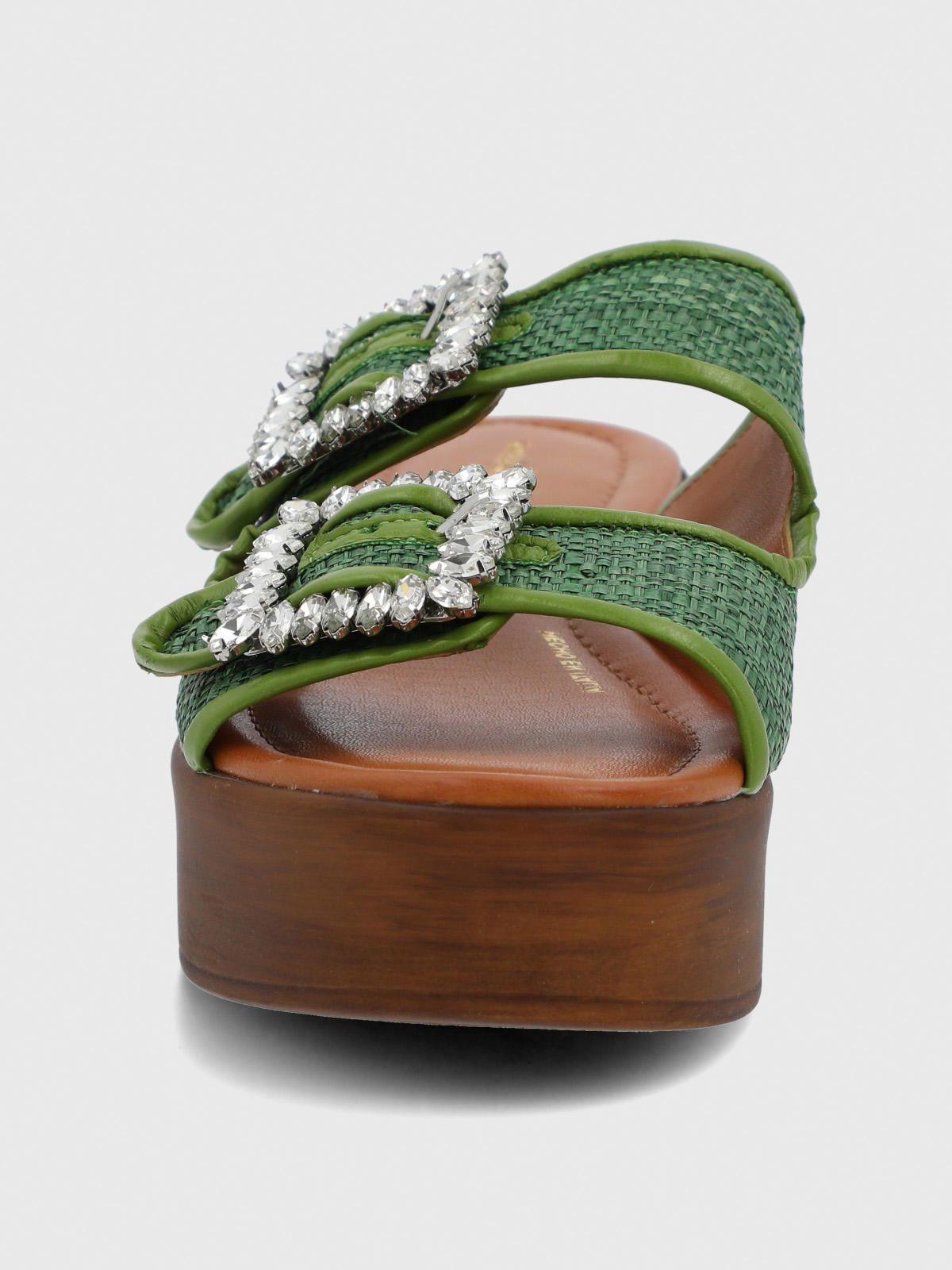 Sandalia Cerutti Mujer Mulini Verde-4