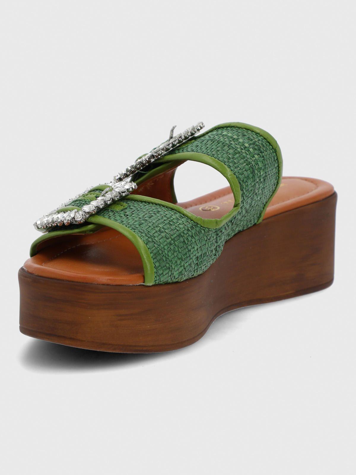 Sandalia Cerutti Mujer Mulini Verde-5