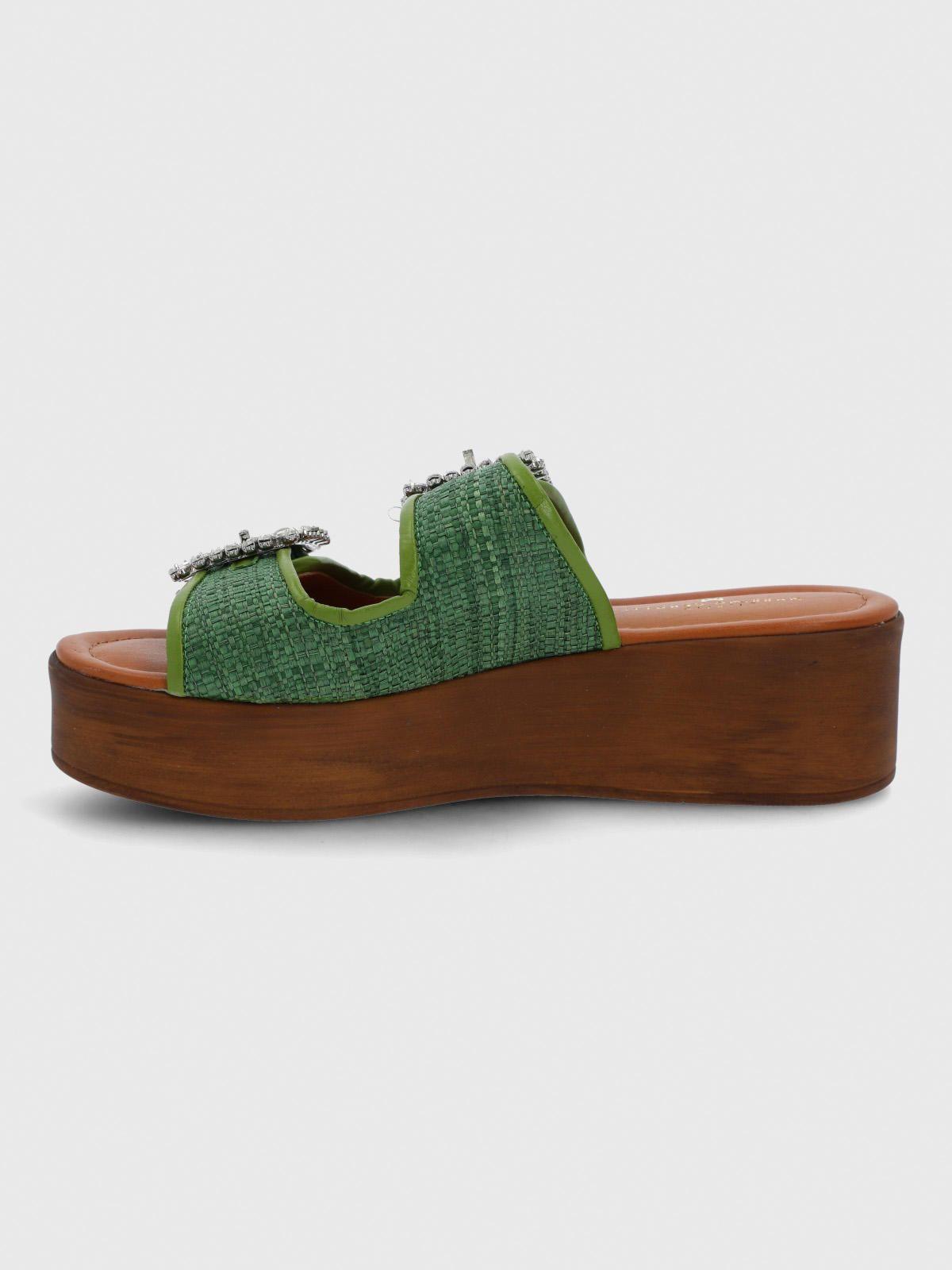 Sandalia Cerutti Mujer Mulini Verde-6