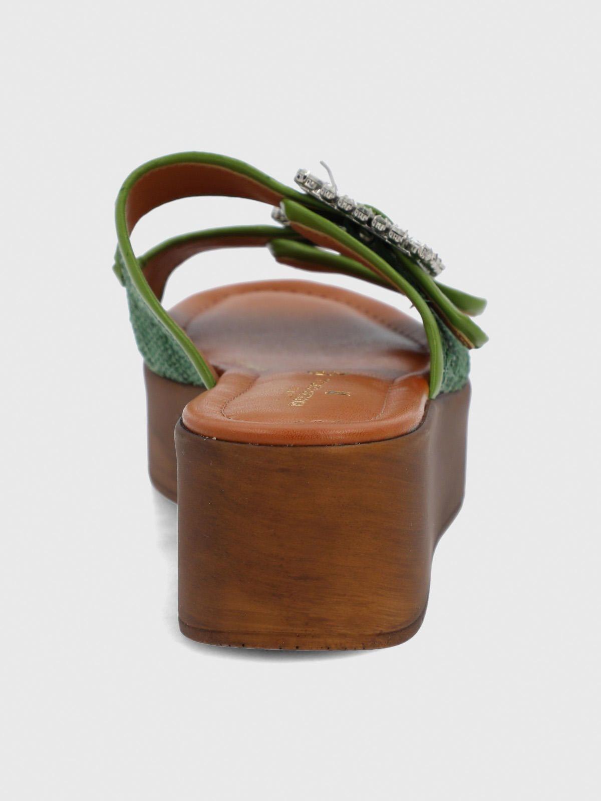 Sandalia Cerutti Mujer Mulini Verde-7