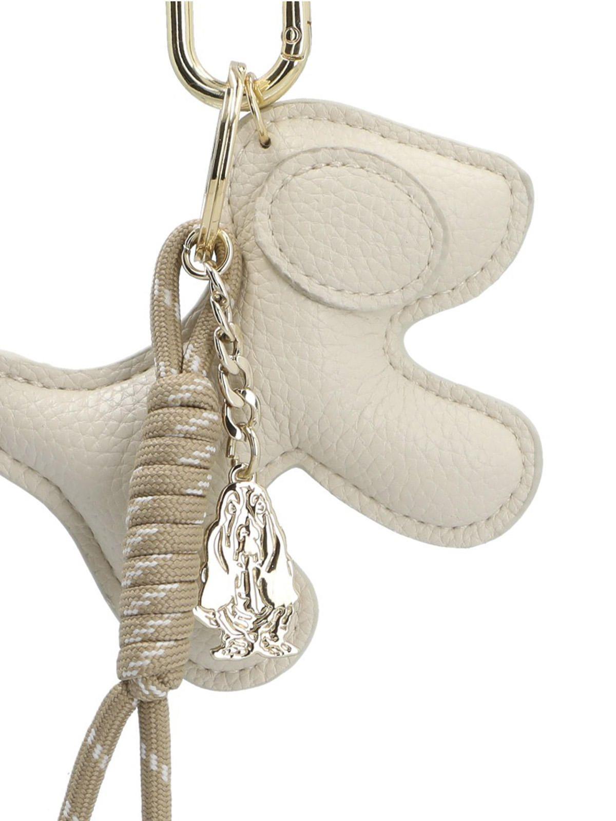 Bag Charm  Mujer Bag Charm Dog Beige-1
