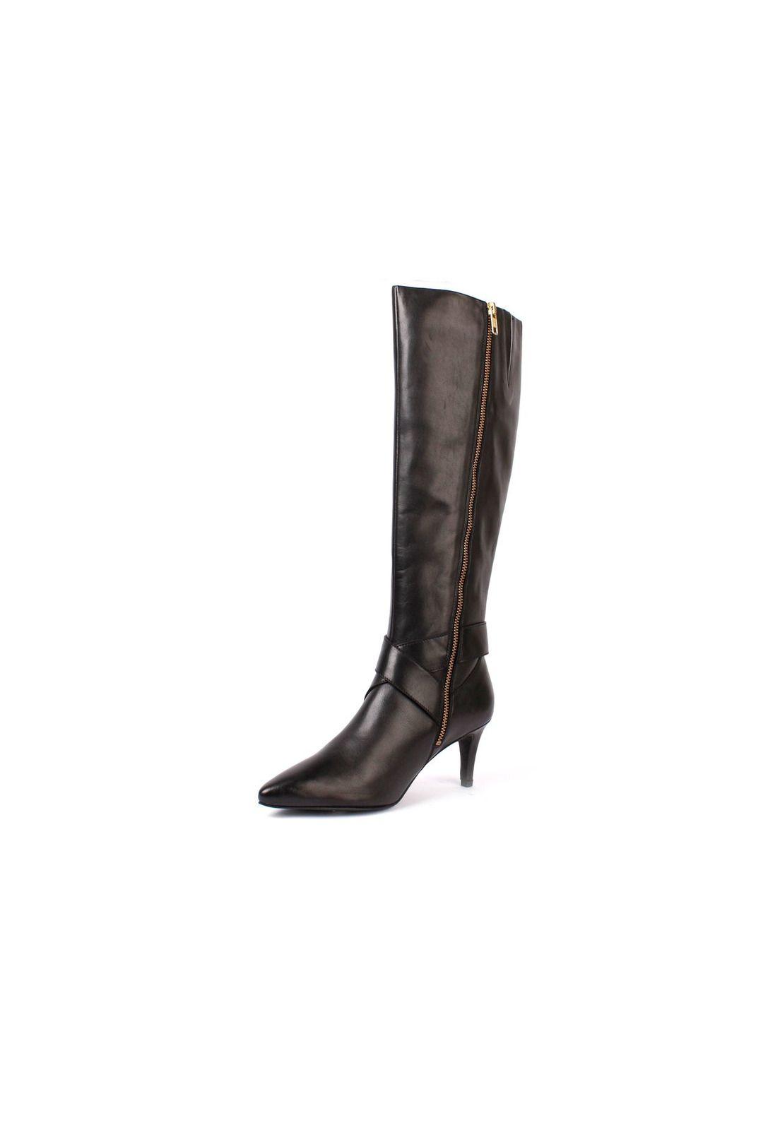 Bota Cuero Harriet Negro-1