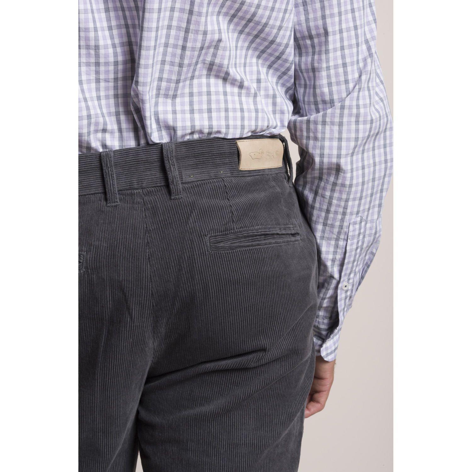 Pantalon Thick Cord Rockford Gris-4