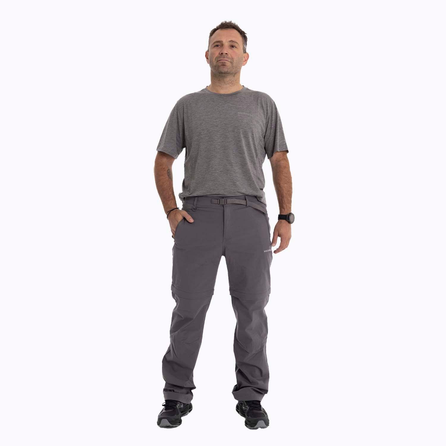 Pantalon Hombre Sacrament Gris Merrell-8