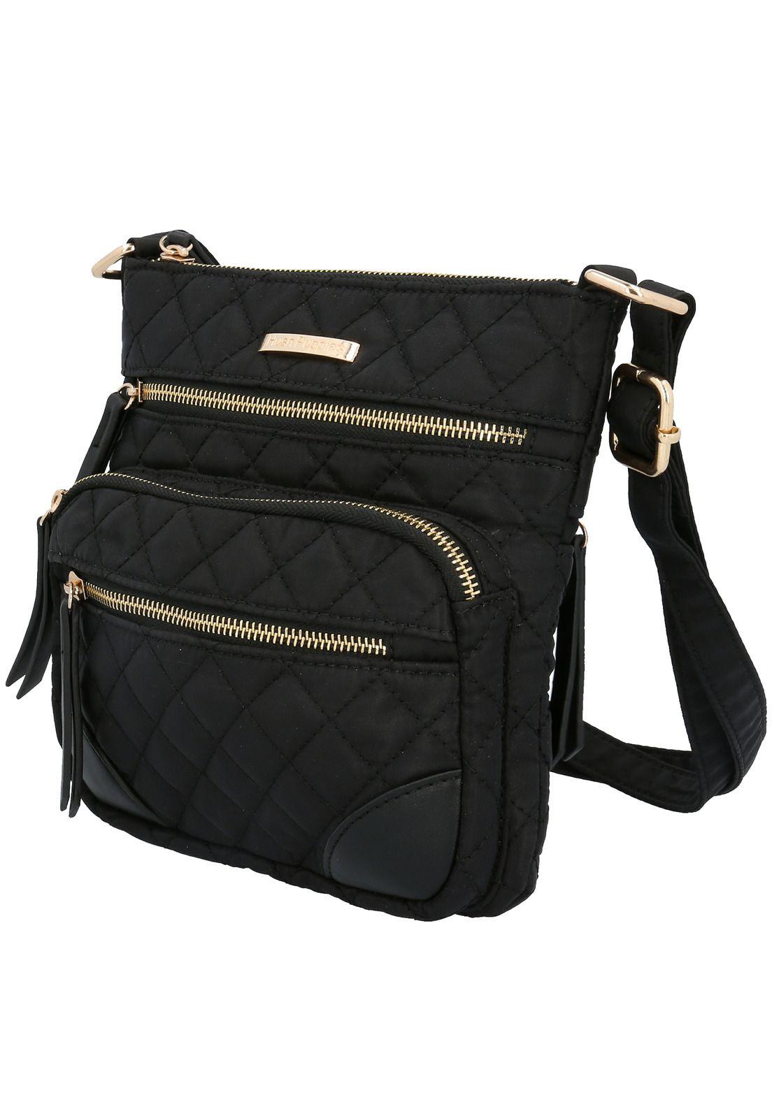 Cartera Quilt Cross Negro-1