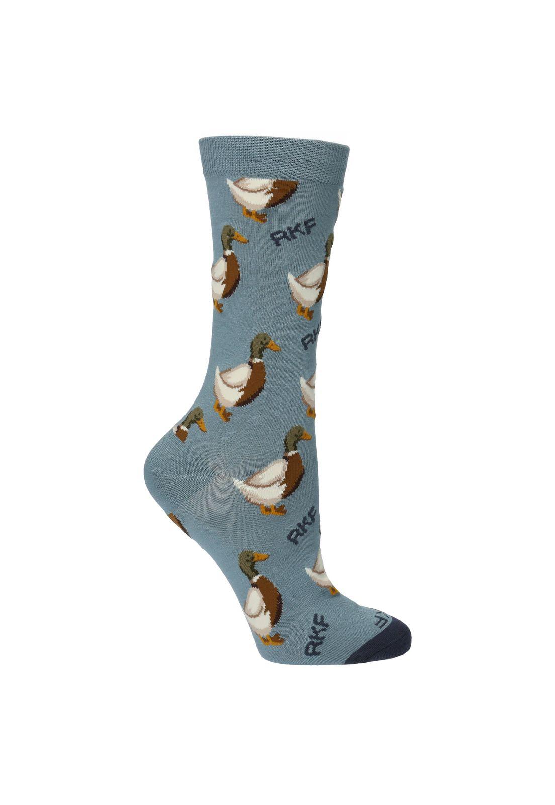 Pack Calcetín Bambú Mujer Reald Azul-1