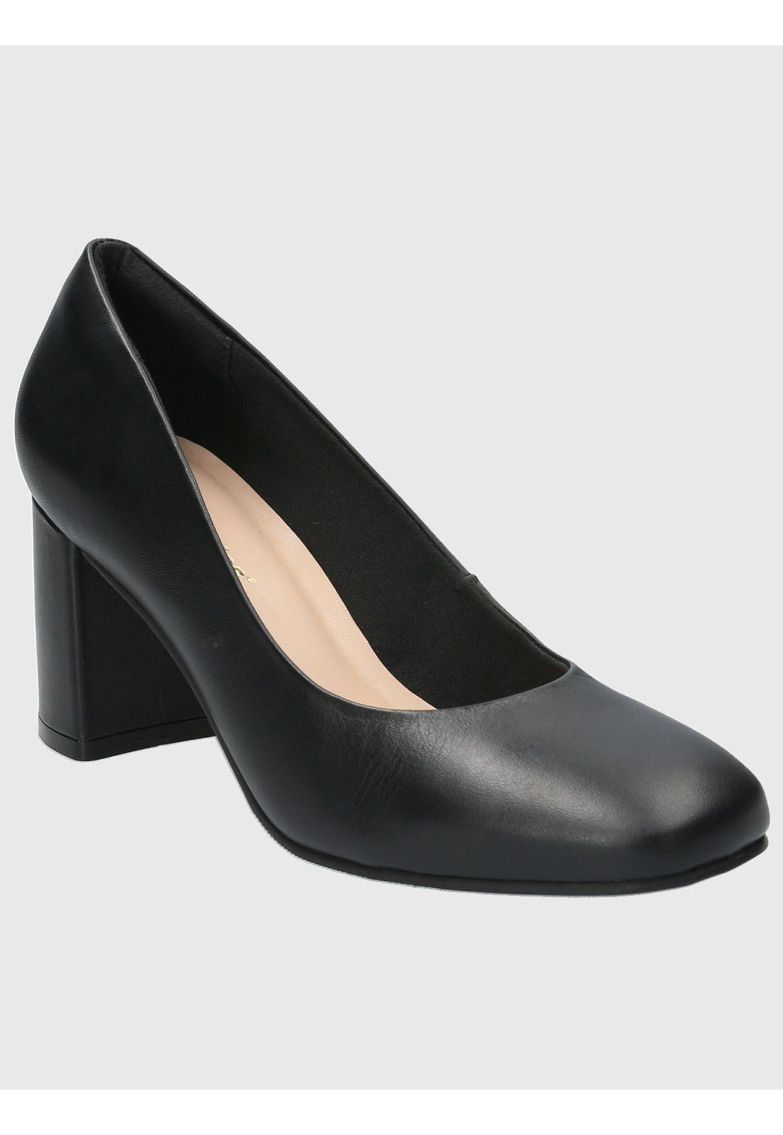 Zapato Cuero Mujer Maddox Negro-0