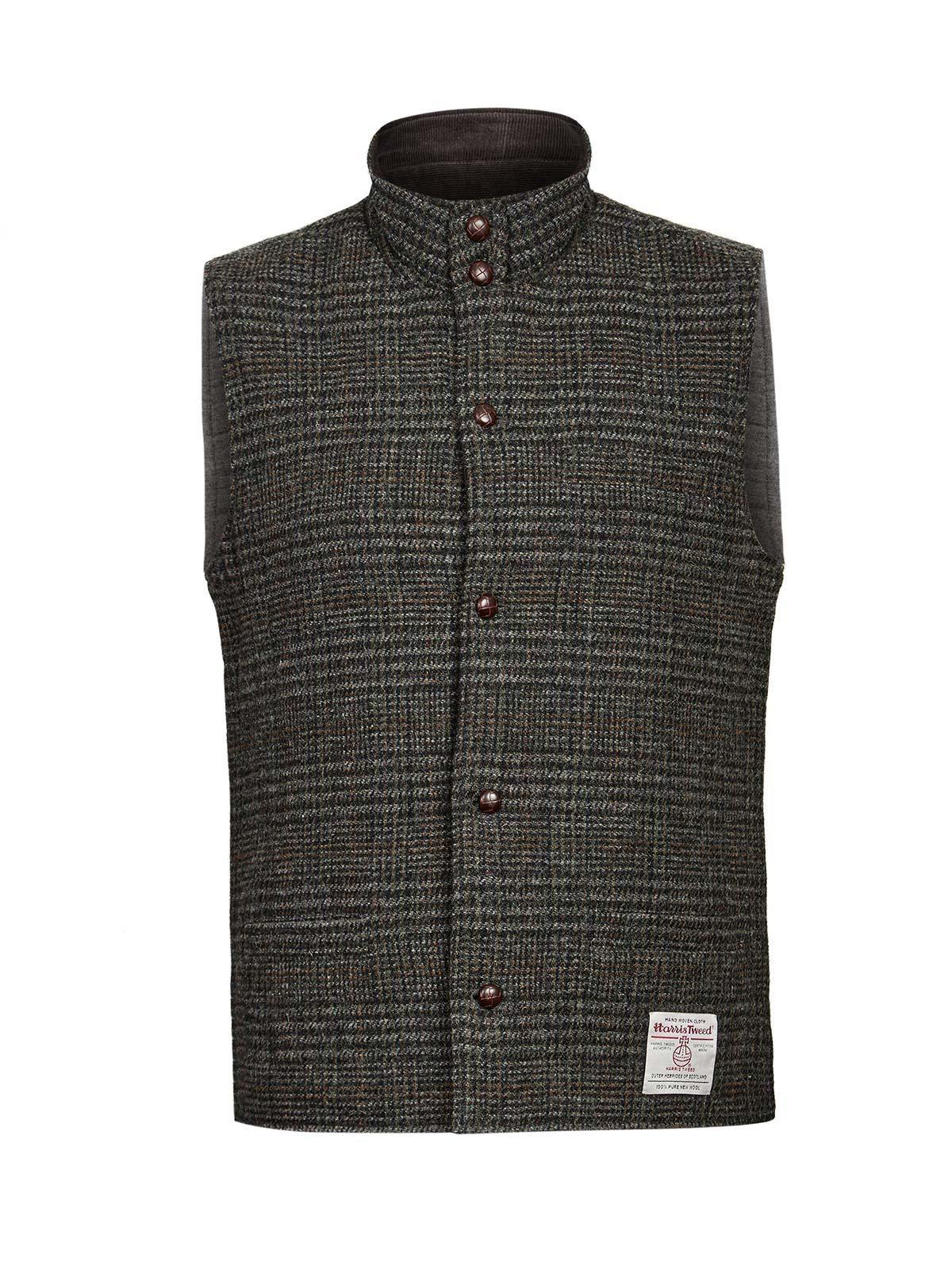 Chaqueta Sin Mangas Lana Hombre Square Café-0