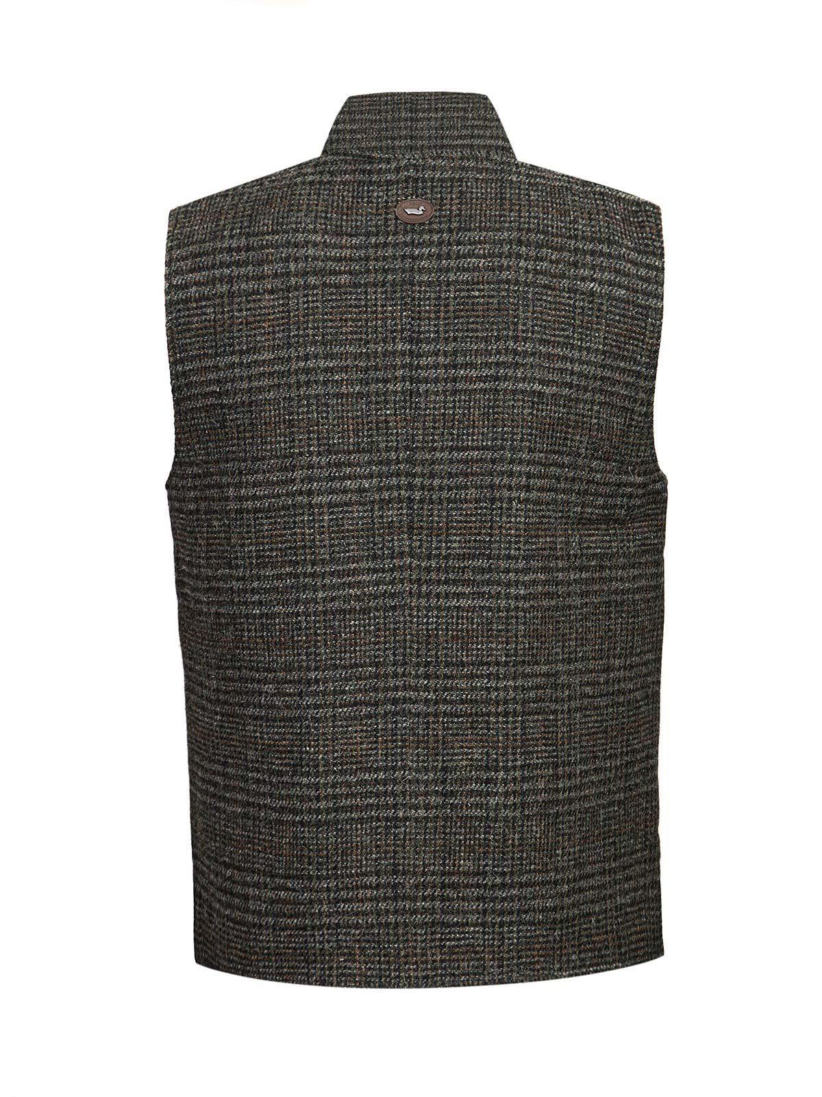 Chaqueta Sin Mangas Lana Hombre Square Café-1