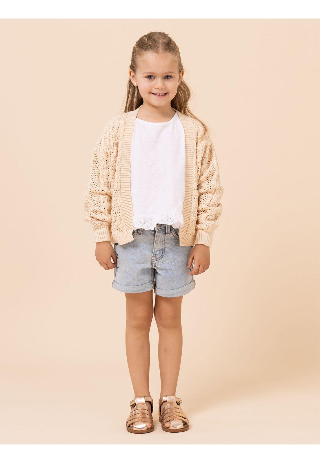 Chaleco Niña Florencia Beige-1