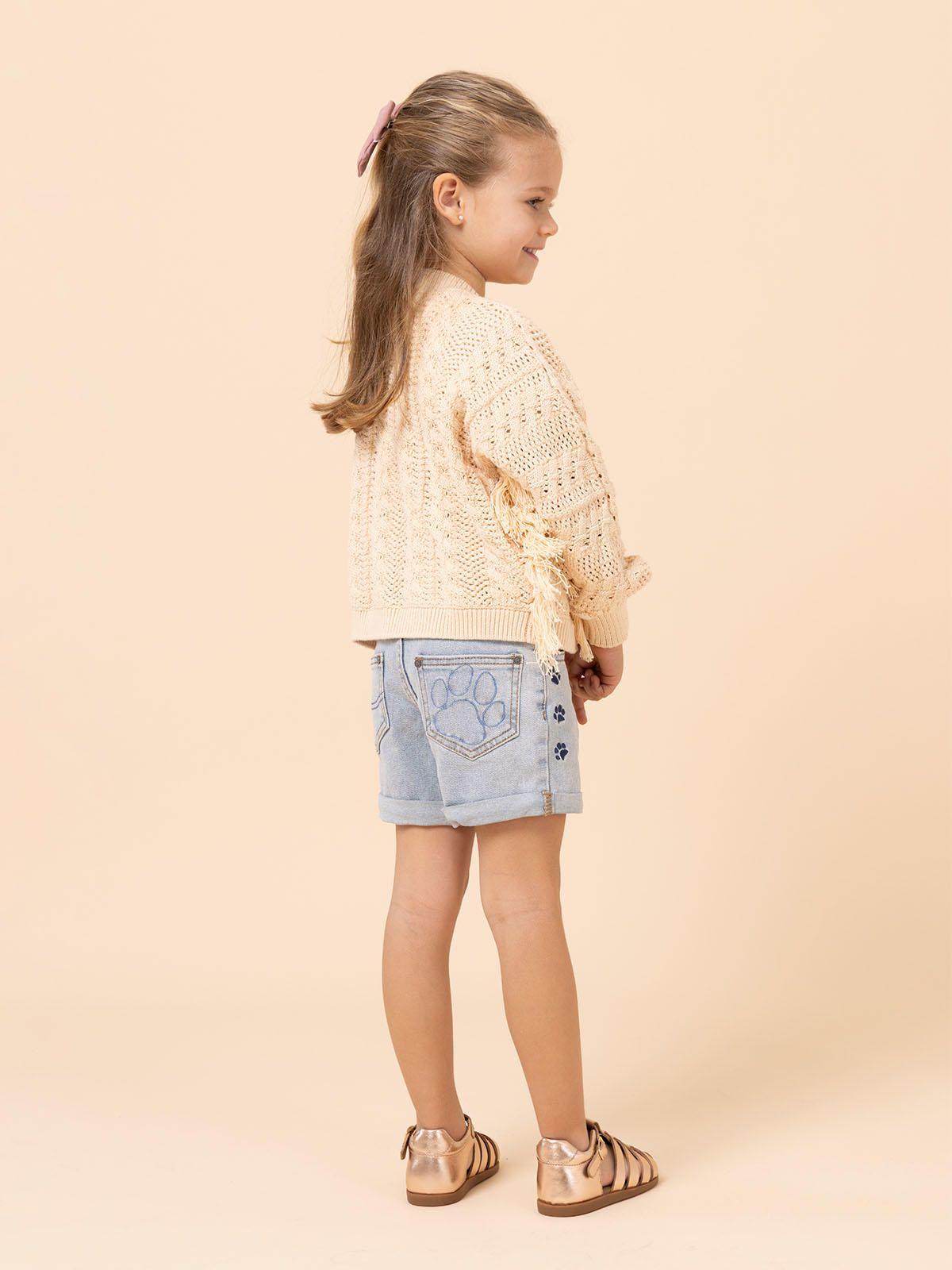 Chaleco Niña Florencia Beige-5