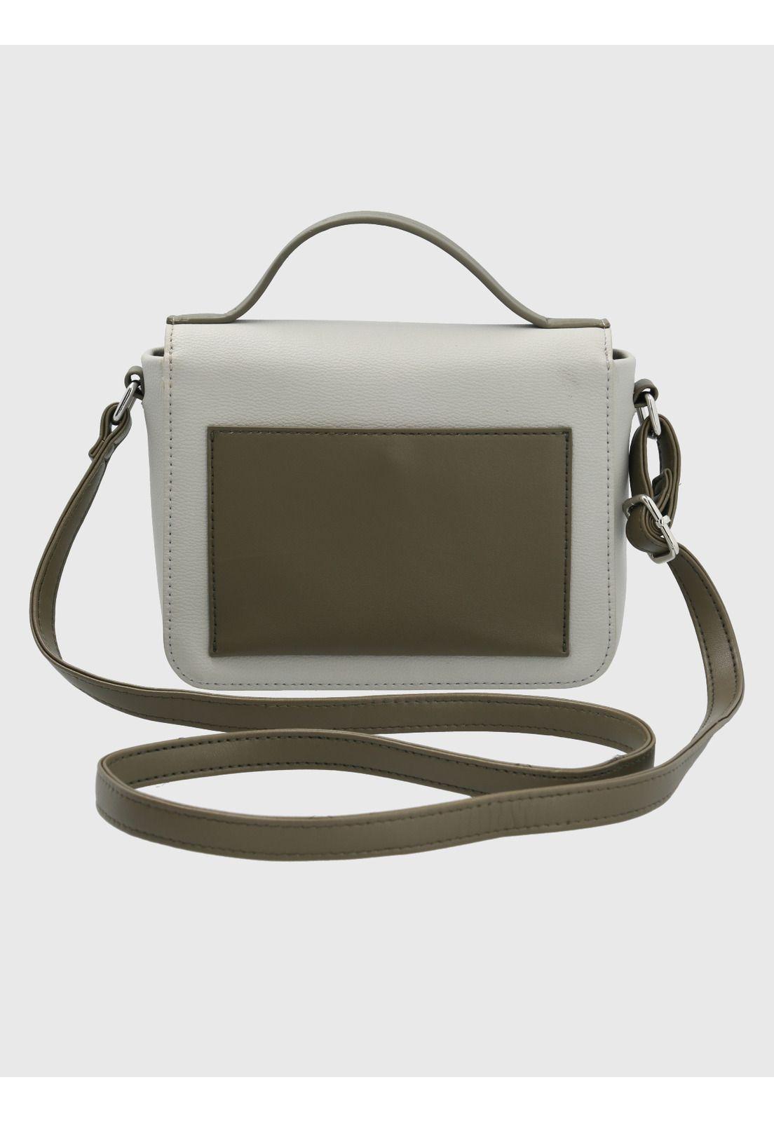 Cartera Ecocuero Blanco Brighty Mujer-2