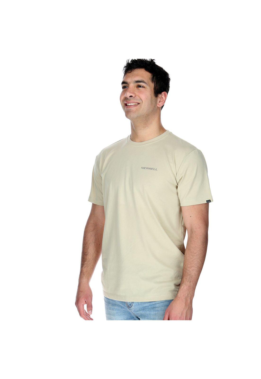 Polera M/C Hombre Seal Tee Beige-1