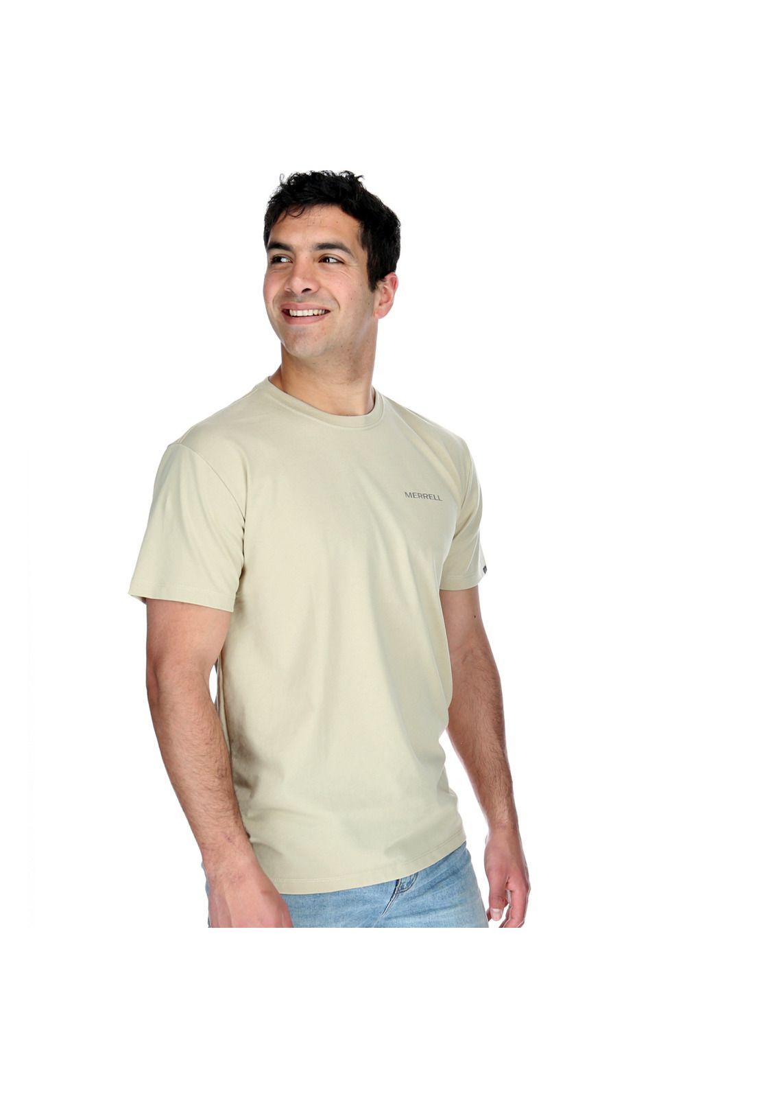Polera M/C Hombre Seal Tee Beige-4