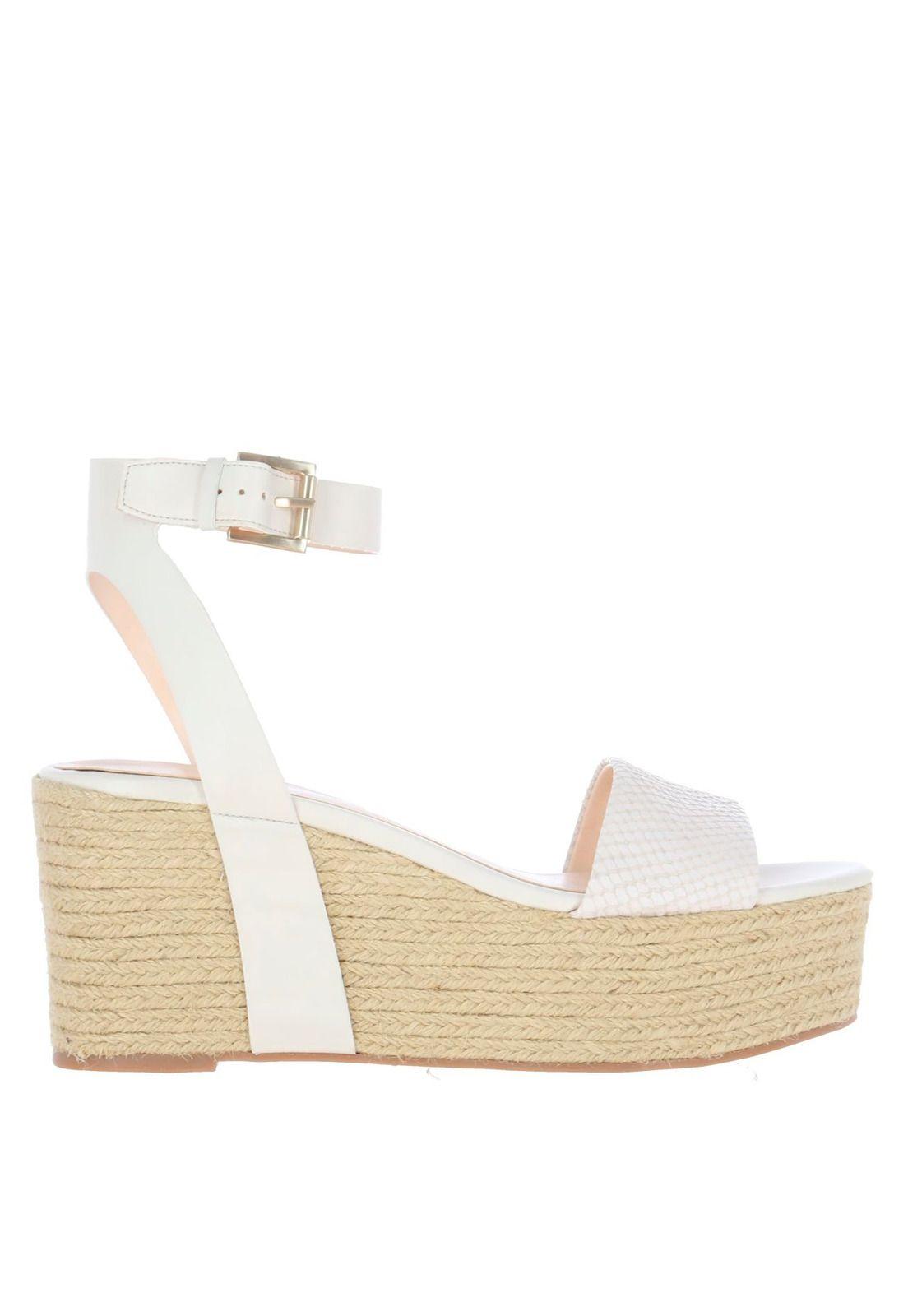 Sandalia Edoile Blanco Mujer-1