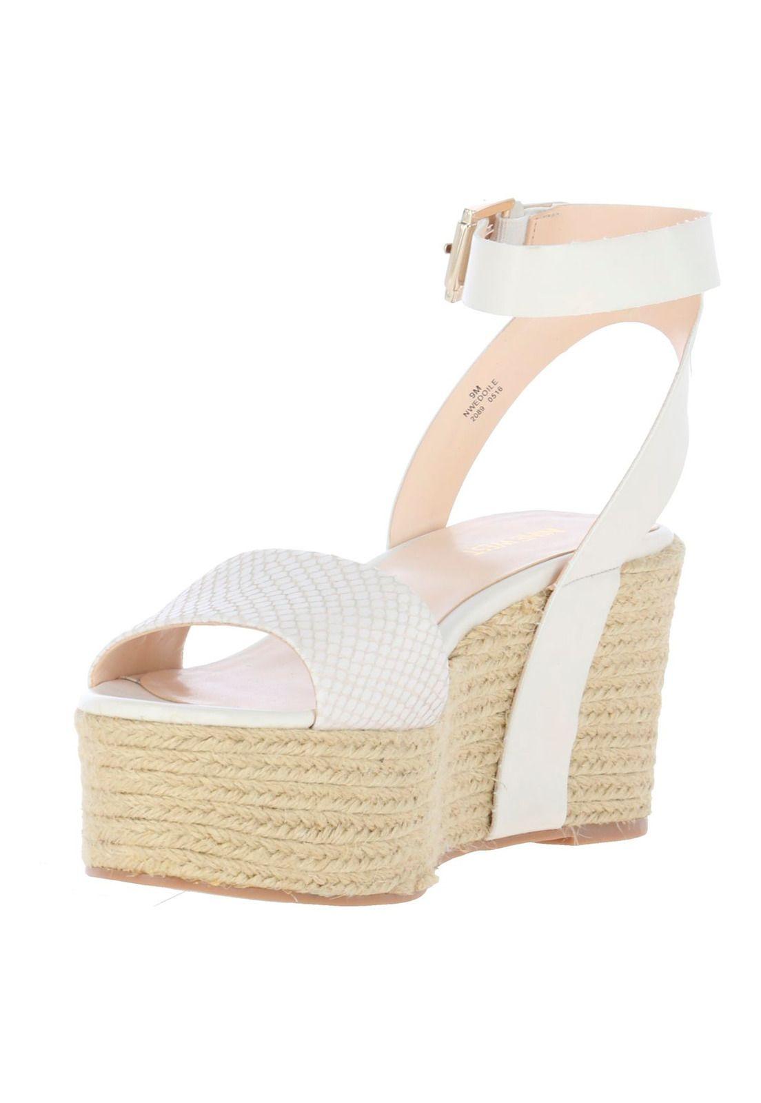 Sandalia Edoile Blanco Mujer-2