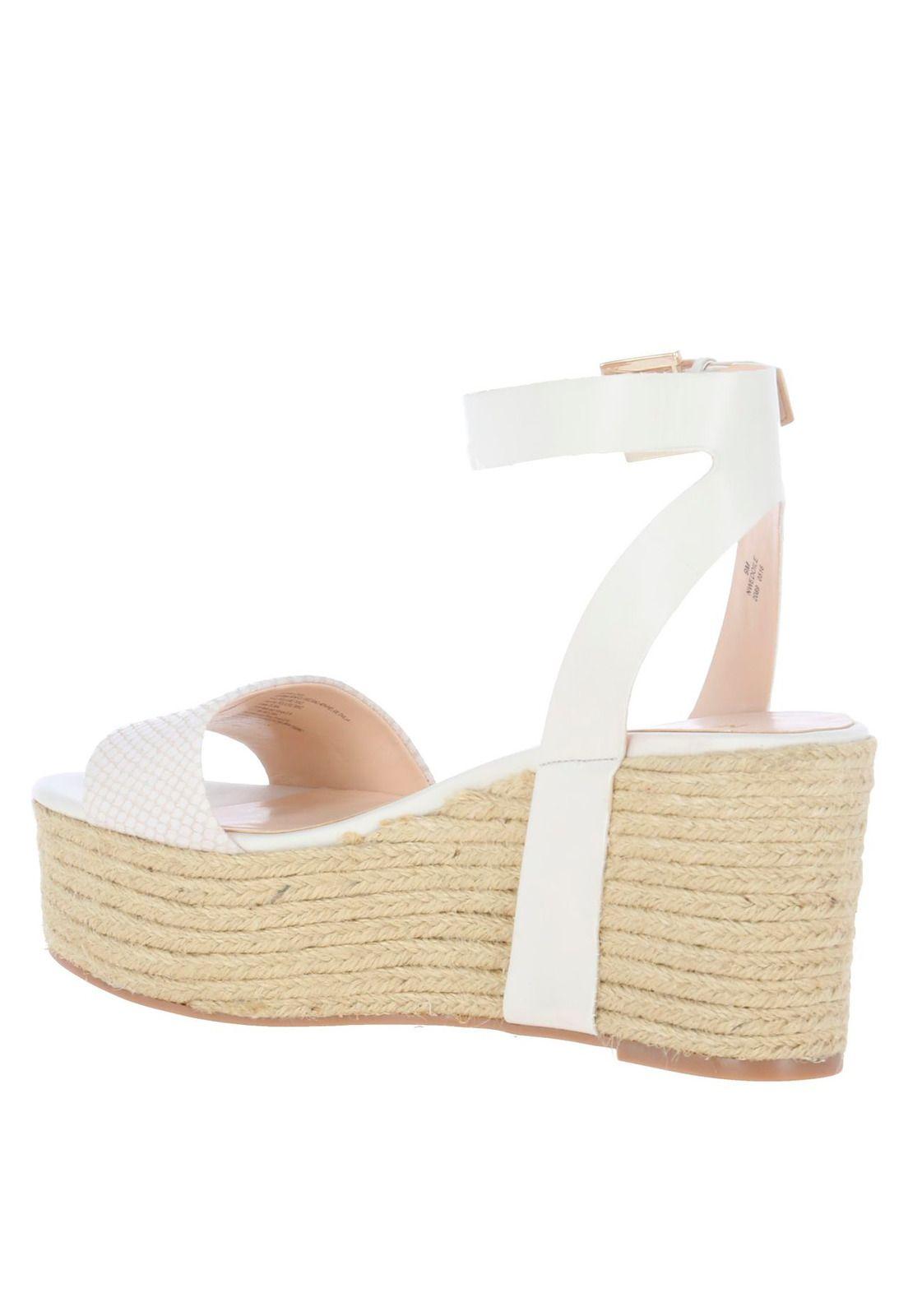 Sandalia Edoile Blanco Mujer-4