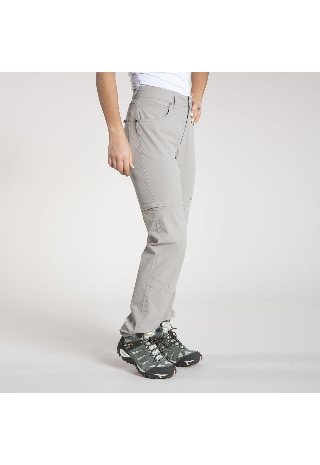Pantalón Mujer Repelent Detach Gris-1