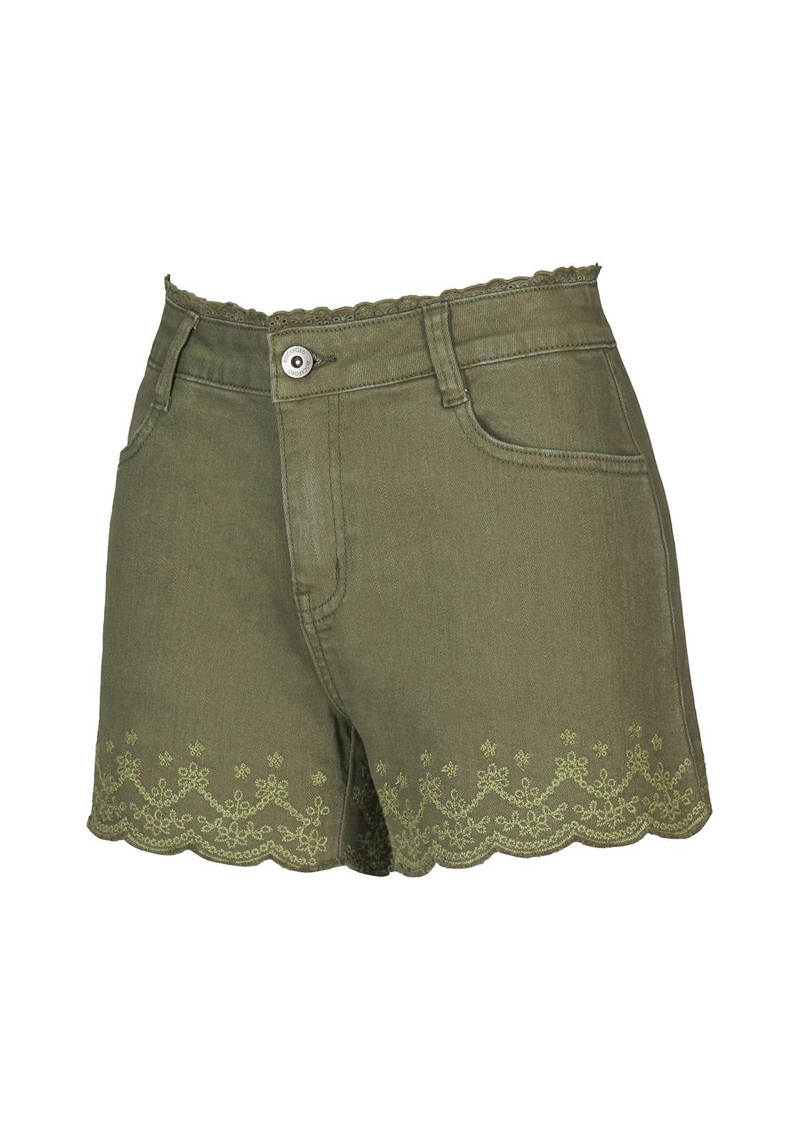 Shorts Mujer Aktun Verde-0