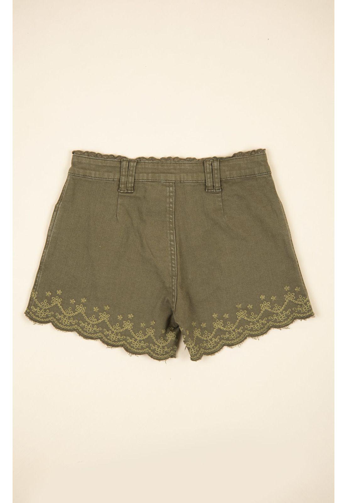 Shorts Mujer Aktun Verde-1
