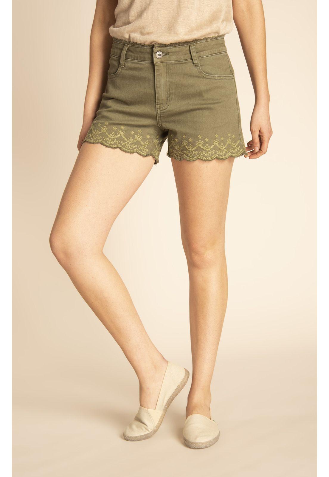 Shorts Mujer Aktun Verde-5