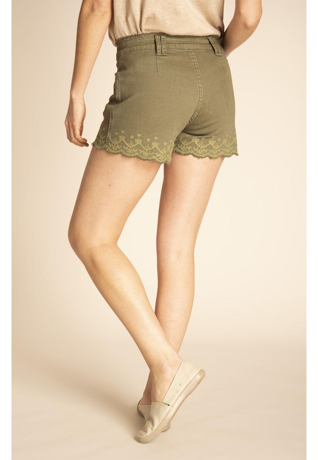 Shorts Mujer Aktun Verde-6