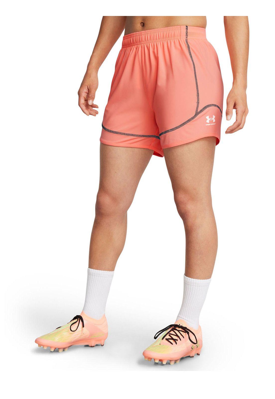Shorts Challenger Pro mujer Naranjo-0