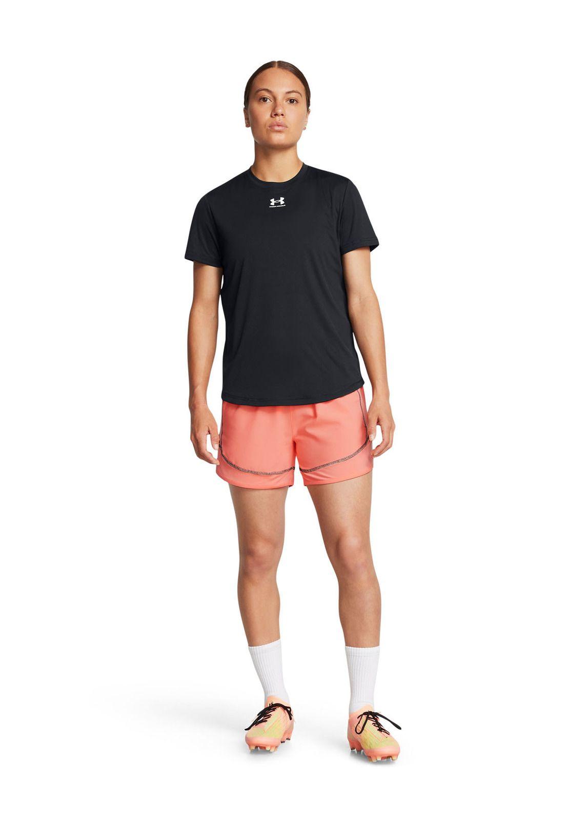 Shorts Challenger Pro mujer Naranjo-3