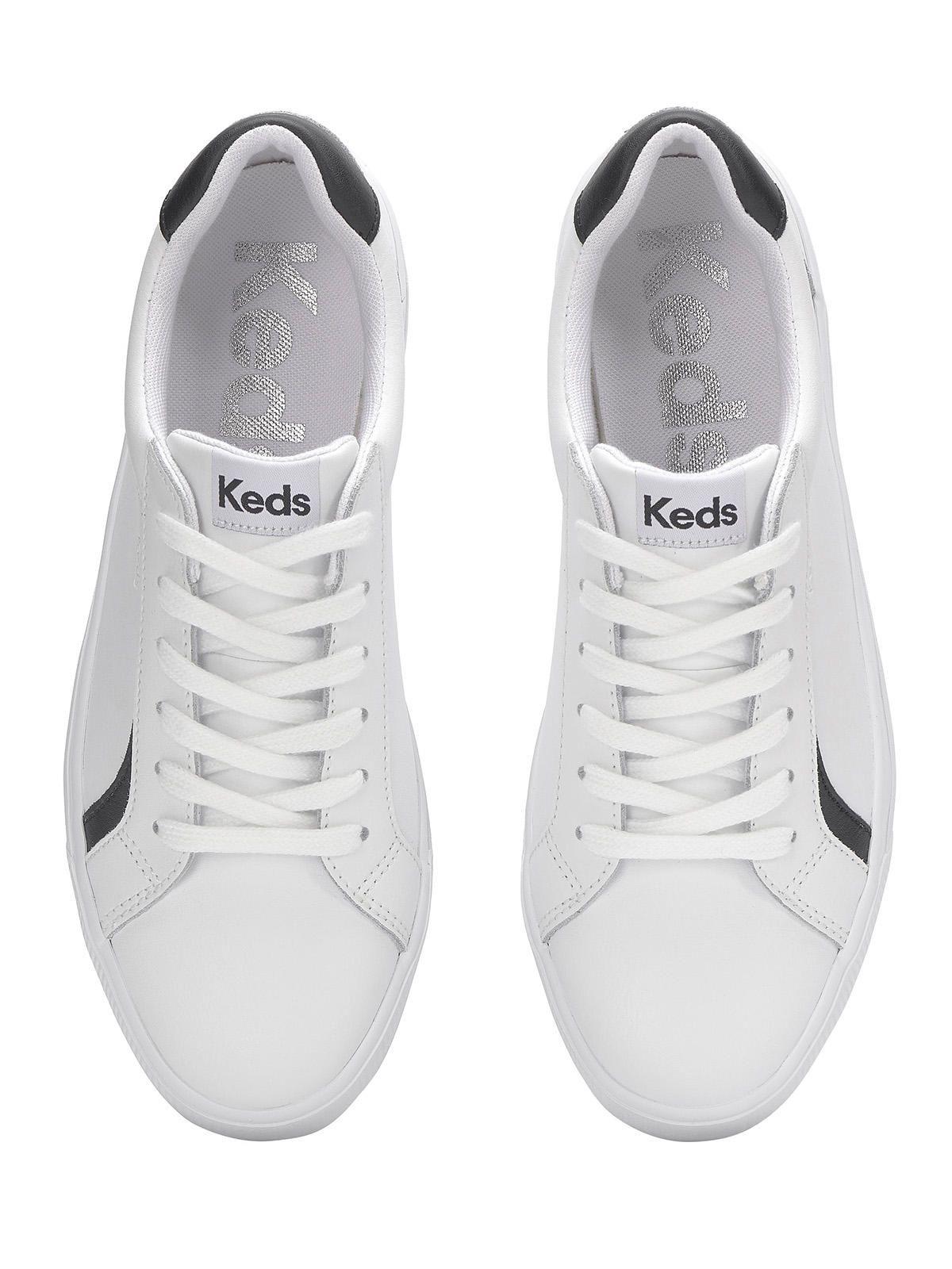 Zapatilla Cuero Mujer Pursuit Blanco-4