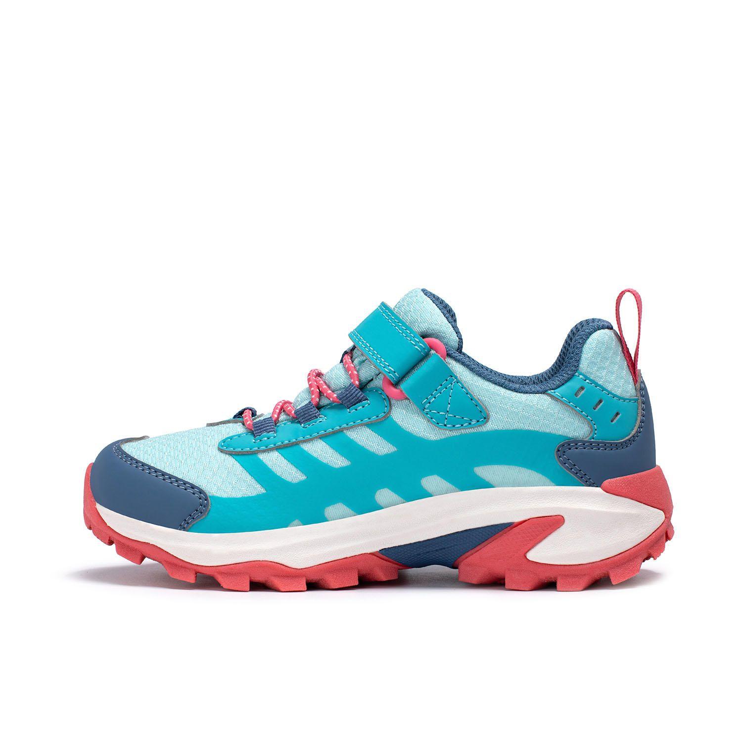 Zapatilla Niña Moab Speed 2 Low A/C Celeste-1