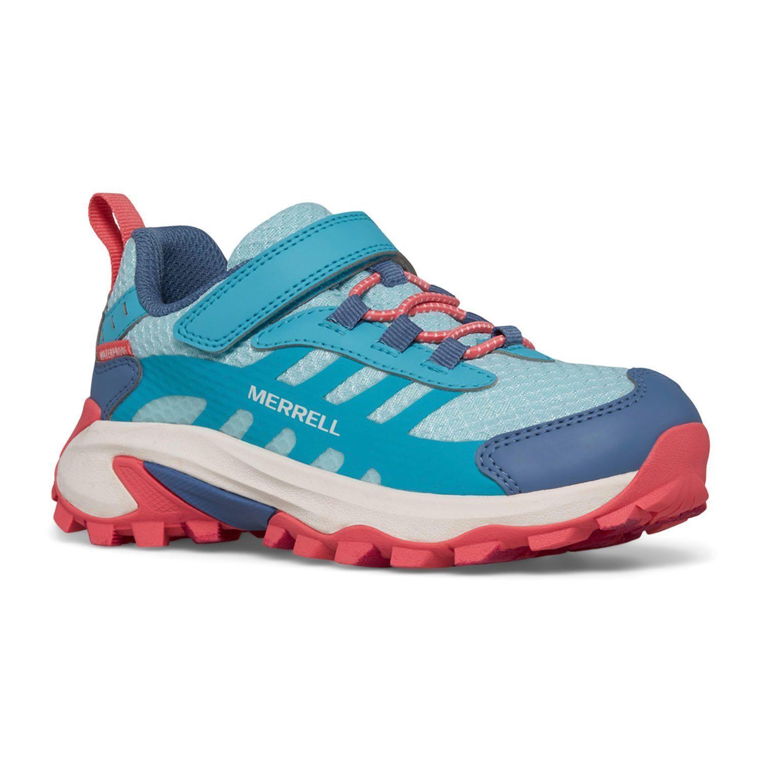 Zapatilla Niña Moab Speed 2 Low A/C Celeste-3