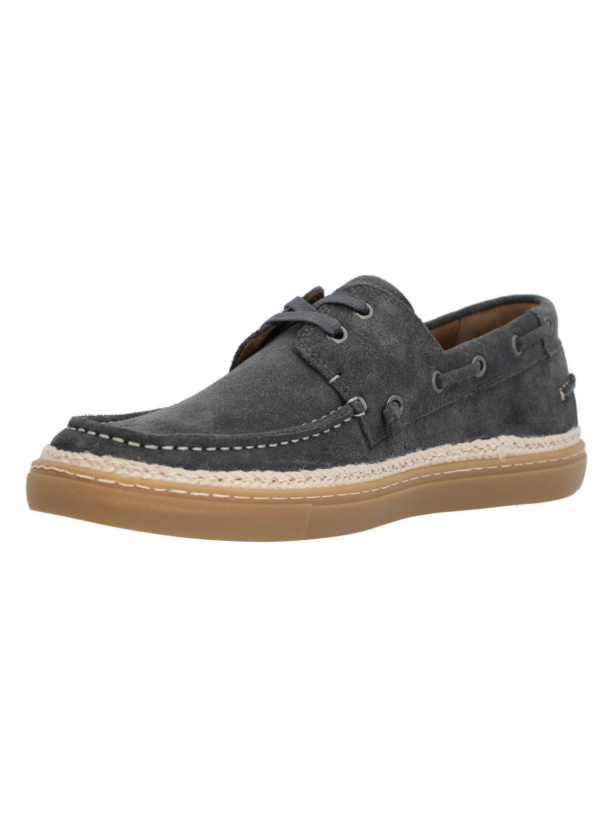 Zapato Cuero Hombre Forks Gris-4