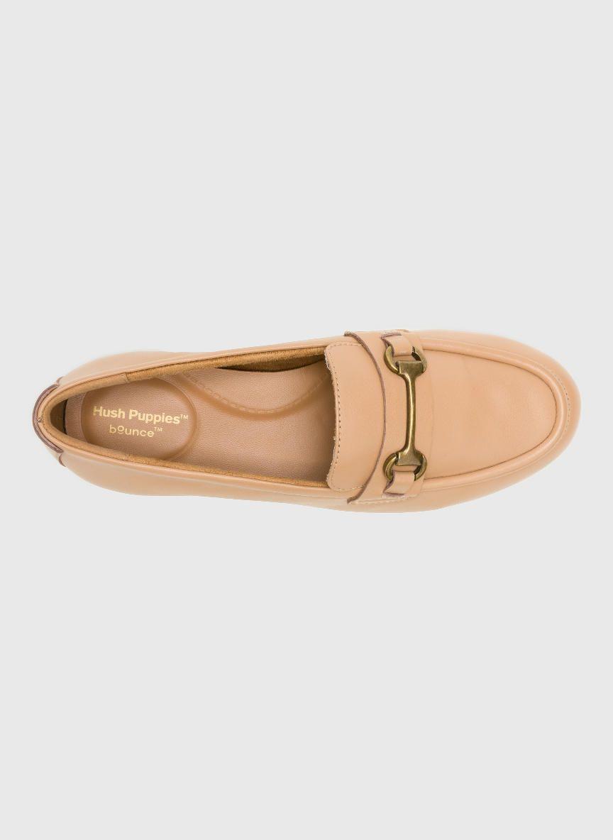 Mocasin Cuero Mujer Alice Bit Loafer Café-5