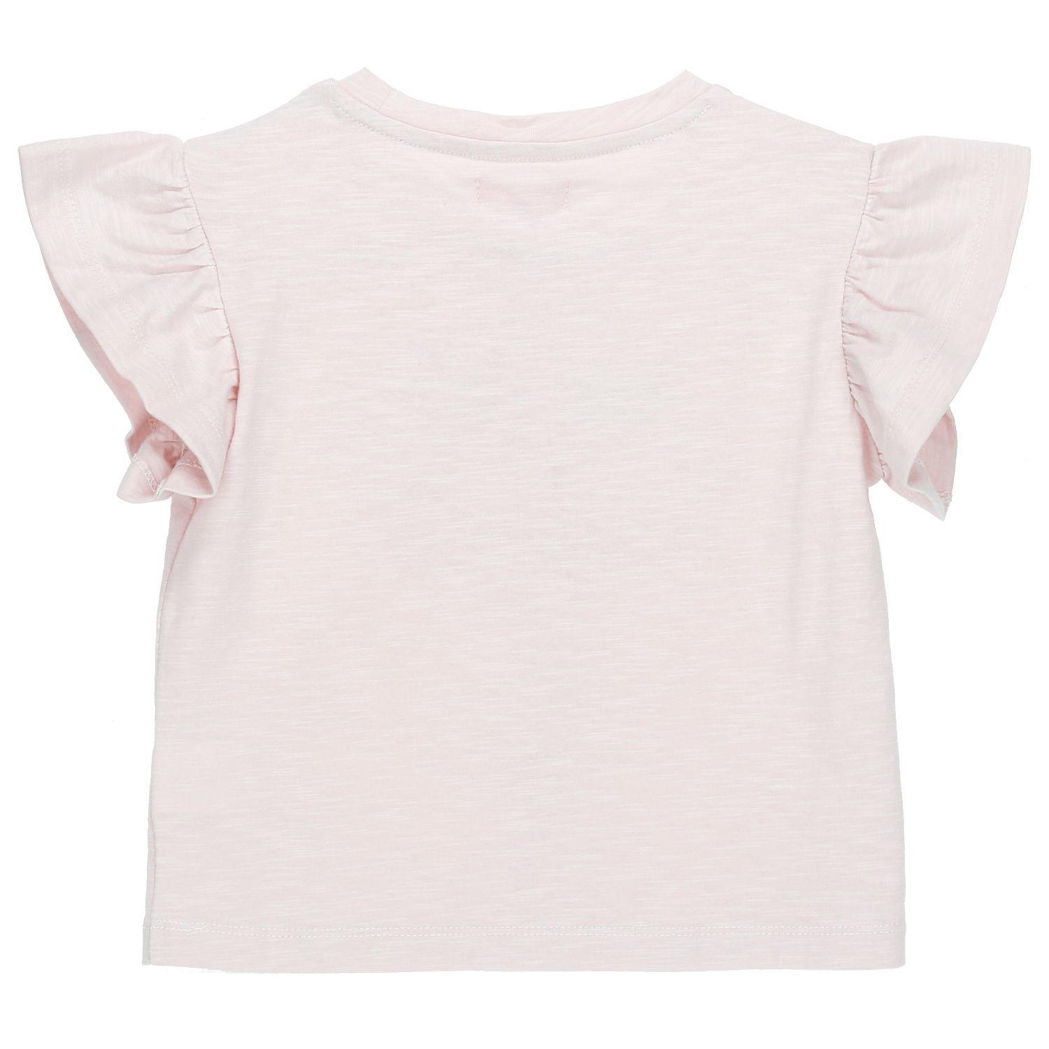 Polera M/C Niña Print Rosado-1