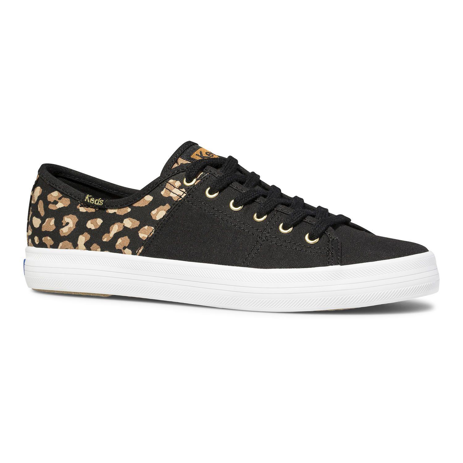 Zapatilla Kickstart 50/50 Negro Leopardo-0