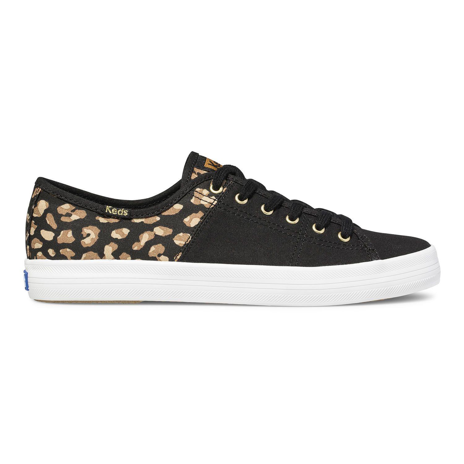 Zapatilla Kickstart 50/50 Negro Leopardo-1