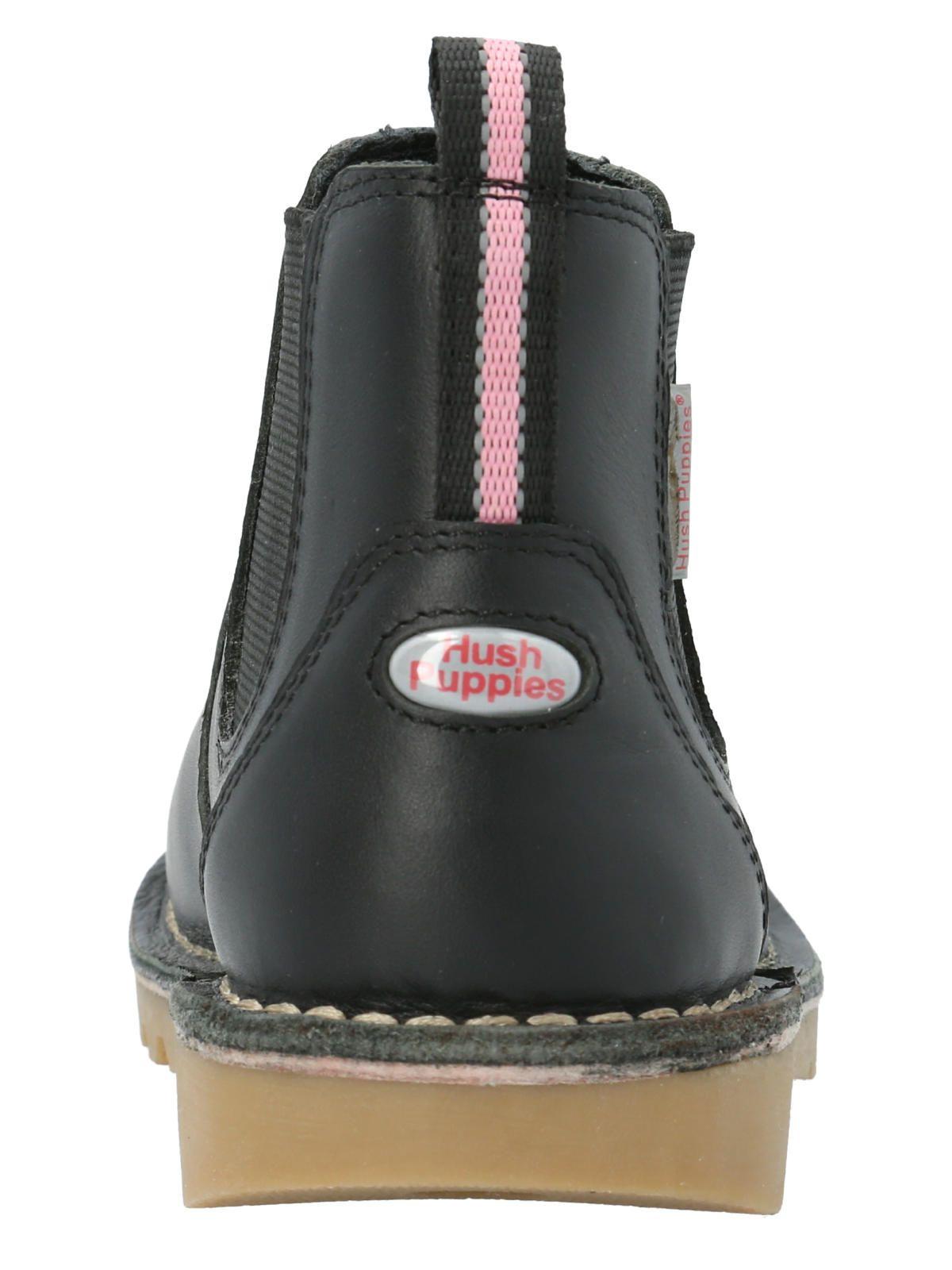 Botín Escolar Cuero Negra Niña Spring Boot-7