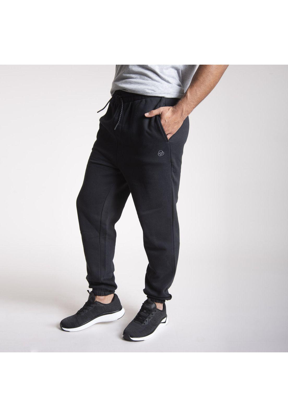 Pantalón Hombre Jogger Pant Negro.-0