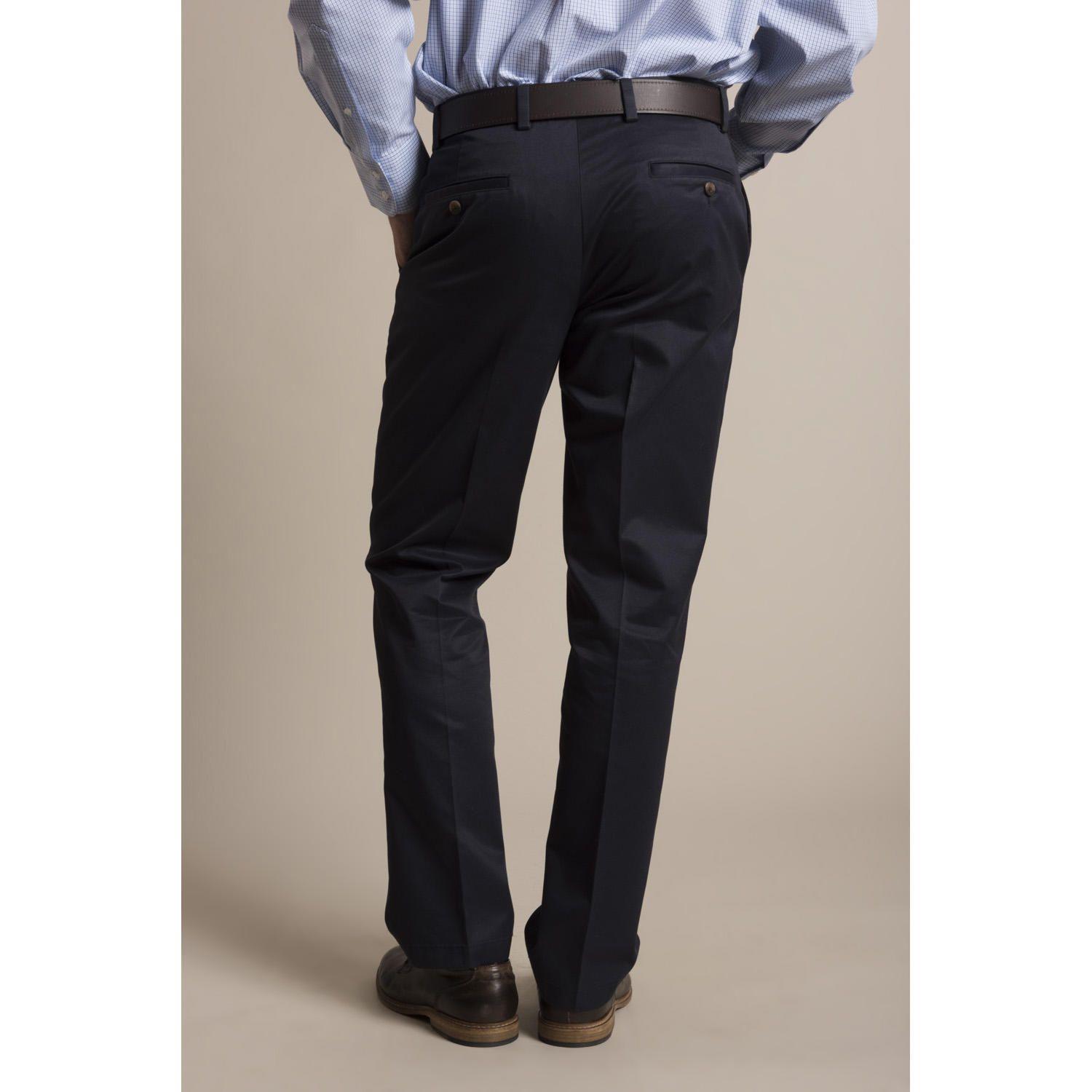 Pantalón Libre de Arrugas  Rockford Azul-4